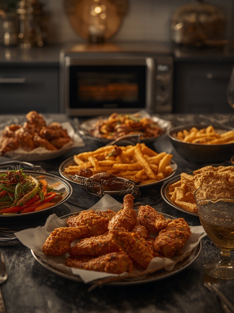 compact microwave with air fry - Illustration 3