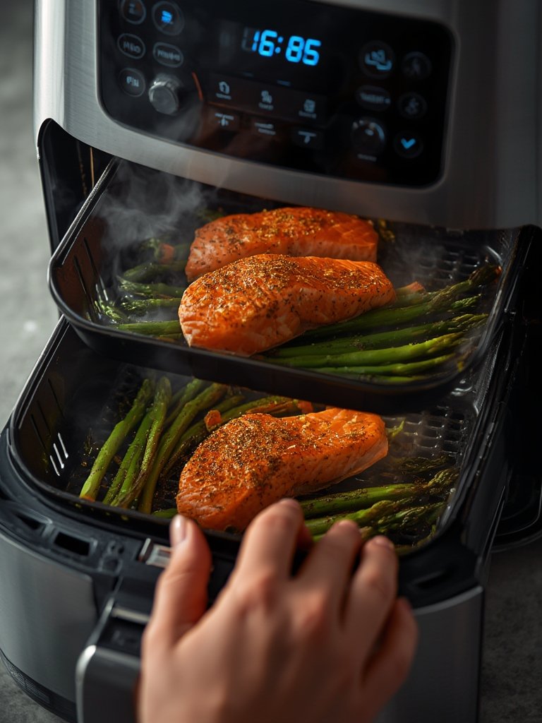 double stack air fryer - Illustration 2