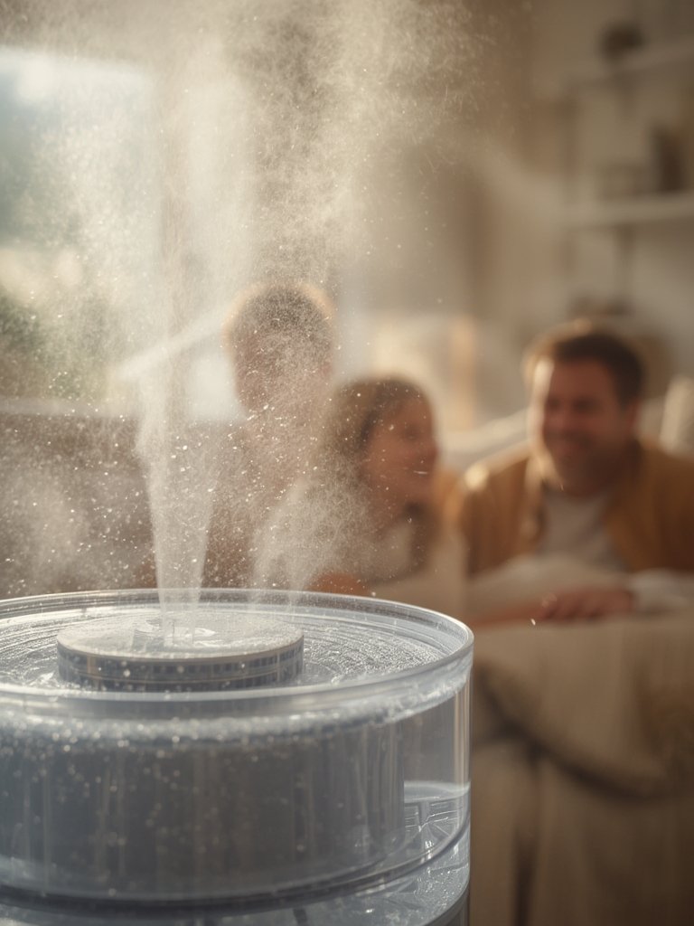 humidifier cartridge in action